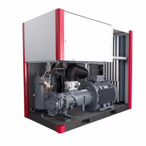 ESM / VS lubricated screw compressor open