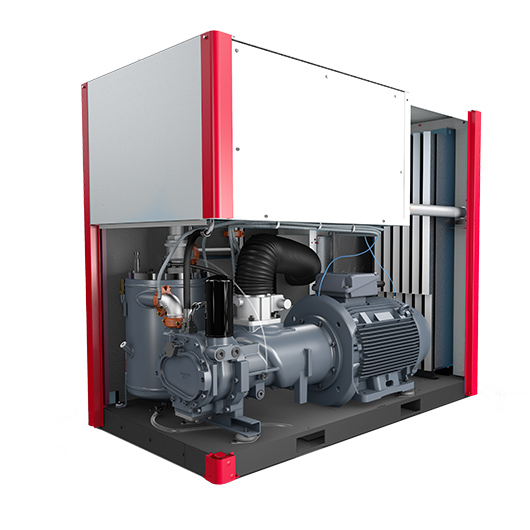 Screw compressor ESM VS Open