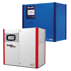 screw compressors 55 140kw range