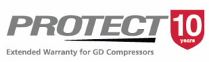 Garantia estendida para o compressor GD