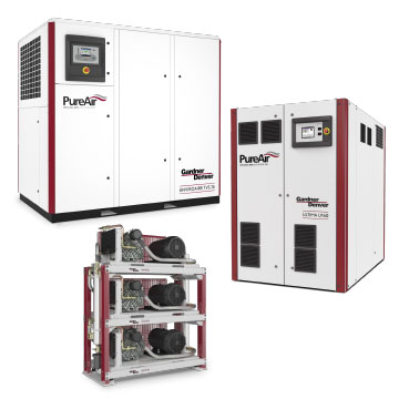 Olievrije compressorgroep