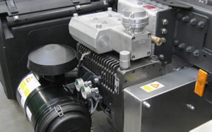 Compresor Bulkline 600 montado en camión para transferencia a granel